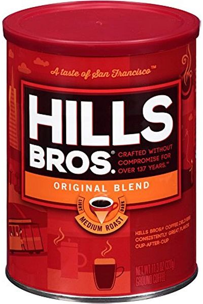 Hills Bros Hills Bros. Americano Medium Roast Coffee, 320g, Ground, Pot