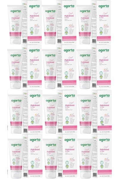 Agarta Natural Diaper Rash Cream 100ml (Set of 12)