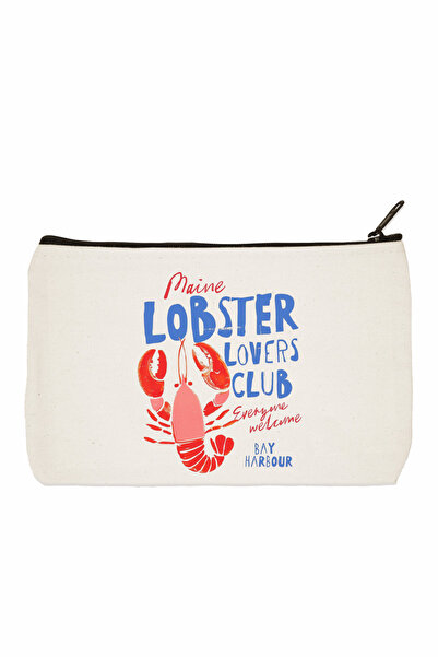 designedfy حقيبة مكياج مطبوعة على شكل جراد البحر