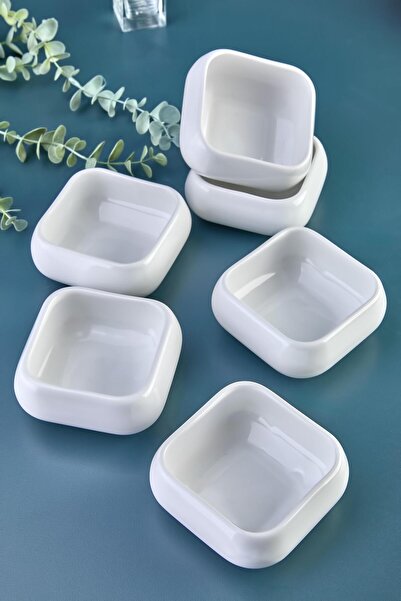İLİVA Set of 6 Luxury Breakfast Snack Bowl Sauce Bowl Presentation Bowl