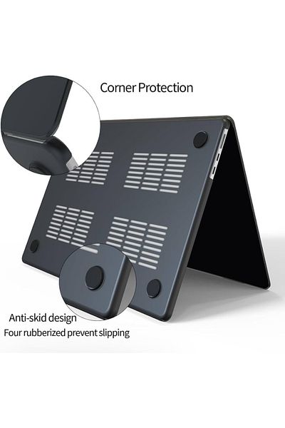 OEM Husă de protecție pentru MacBook Air M1/M2 14 inch, gri