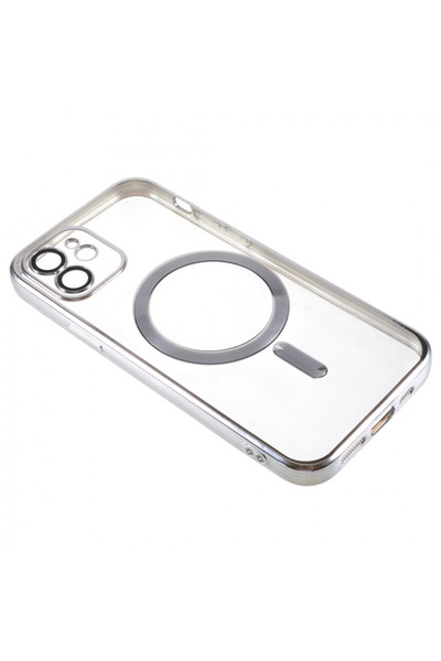 OEM Glass Protective Case for iPhone 15 Pro, Silver