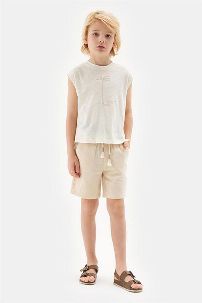 Nebbati Boy Ecru Tshirt