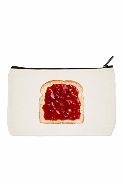 designedfy Чанта за грим с щампа на конфитюр и хляб