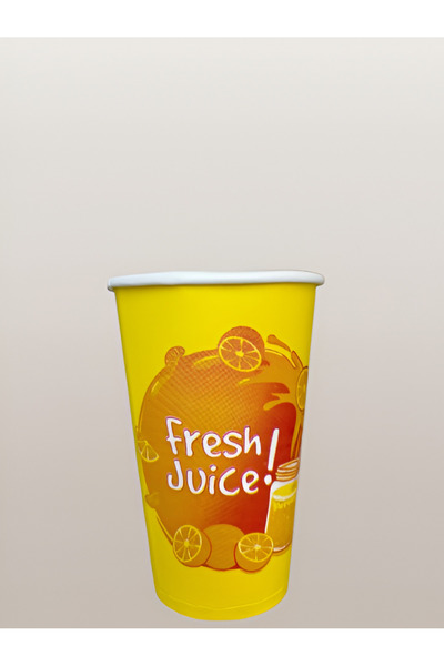 MERİP PLASTİK BÜYÜK KARTON BARDAK, MEYVE SUYU, KAHVE BARDAĞI,MEŞRUBAT BARDAĞI - 12 Oz - 50 Adetlik Paket