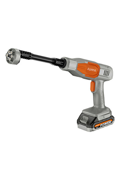 auhma ACR-03 Akülü Basınçlı Araç Yıkama Makinesi | 21V Çift Batarya | 175 PSI Güç | 2.7L/dk Su Akışı