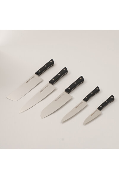 Samura set of 5 knives stainless steel, black
