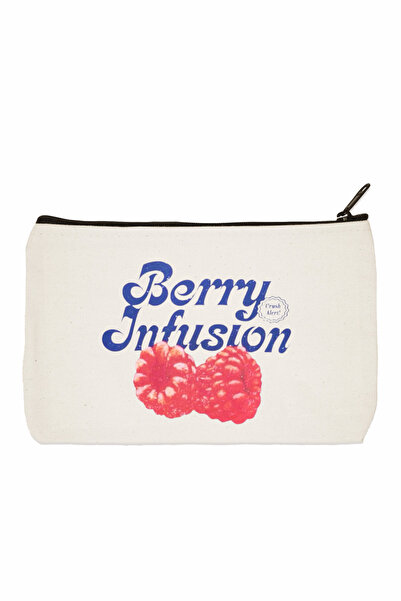 designedfy حقيبة مكياج مطبوعة بطبعة التوت