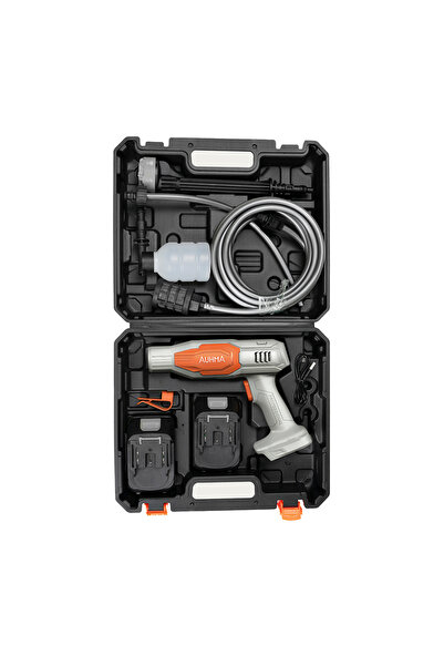 auhma ACR-03 Akülü Basınçlı Araç Yıkama Makinesi | 21V Çift Batarya | 175 PSI Güç | 2.7L/dk Su Akışı