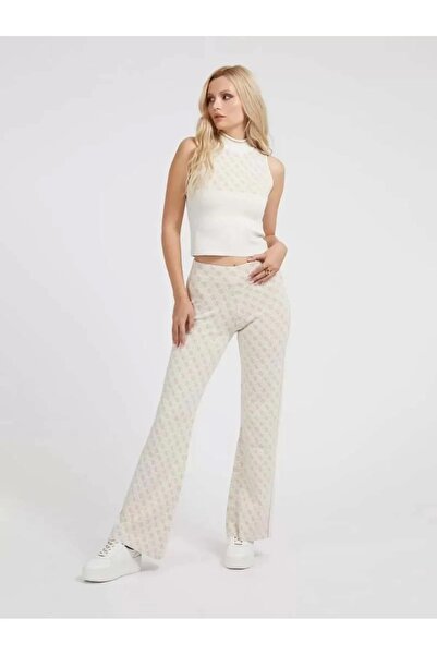 Guess 4g Logolu İspanyol Paça Pantolon W3YB38Z37K0