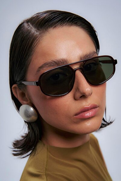 Bilge Karga Robert Brown Green Sunglasses