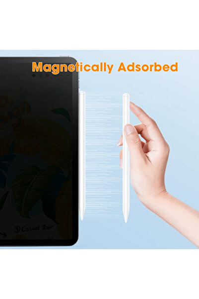Al Riyadi قلم ذكي للايباد والأجهزة اللوحية | ستايلس مغناطيسي لون اسود