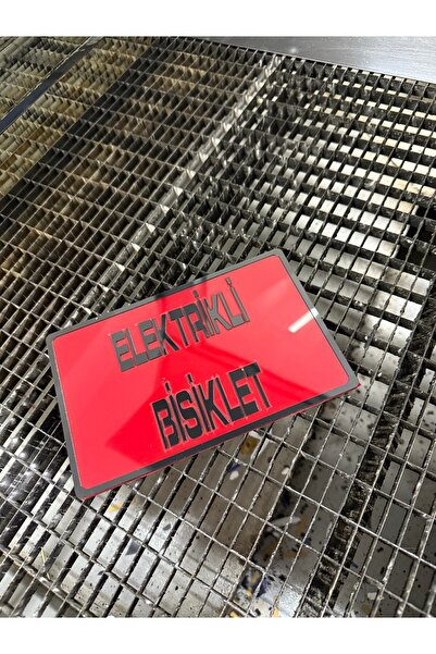 RELAX GARAGE ELEKTRİK BİSİKLET YAZISI PLEKSİ PLAKALIK