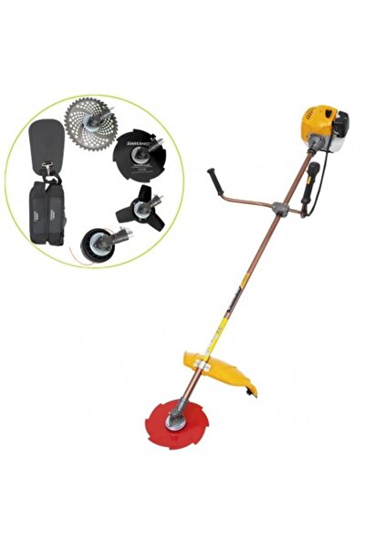 Cezona CAMPIONMașină de tuns iarba pe benzină, 10 accesorii, 7,5 CP, 52 cmc, ...