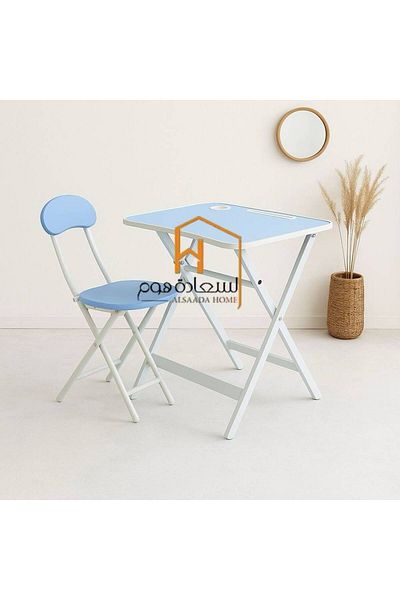 Al Saada Home School Desk with Chair - Blue