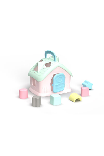 Uniqlion Bultak Ev Şekil Eşleştirme Oyuncağı 1 Yaş+ Montessori Eğitim Seti