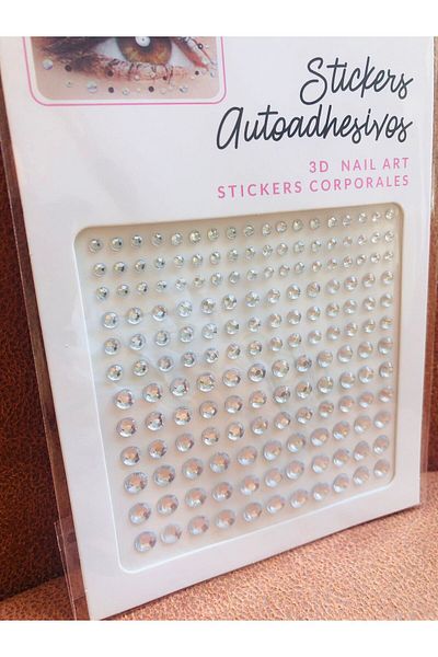 AYMETA Self-Adhesive Stone Sticker – 3D Nail Art & Face Stone |   Set of 165 Different Sizes
