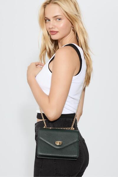 Stradivarius Crossbody bag with clasp