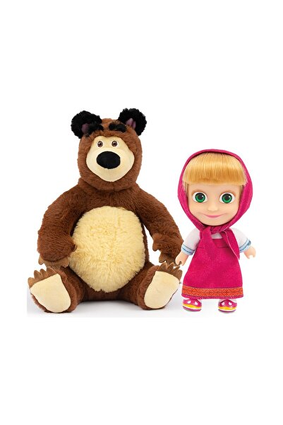 GIOCHI PREZIOSI Masha and the Bear 20 cm Plush 12 cm Doll