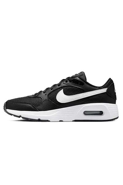 Nike Air Max Sc Gs Leather Sneaker Genuine Leather Casual Sports Shoes Black