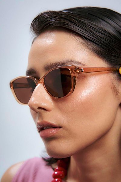 Bilge Karga Desa Nude Brown Sunglasses