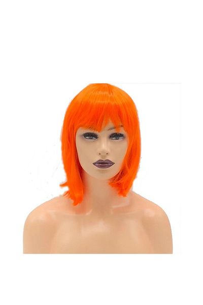 SepetBudur Blunt Wig - Orange