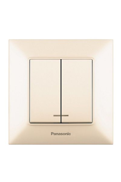PANASONIC COMUTATOR SIMPLU CU LED 10A 250V BEJ ARKEDIA SLIM