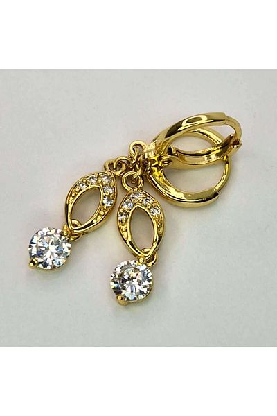 My Bijoux Cercei placati cu aur Elena