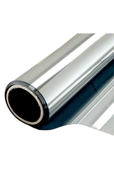 Blasko Folie reflexiva pentru geamuri, protectie solara, 60x300cm, argintiu oglinda