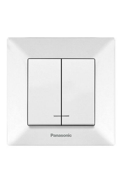 PANASONIC Întrerupător cu LED Arkedia Alb