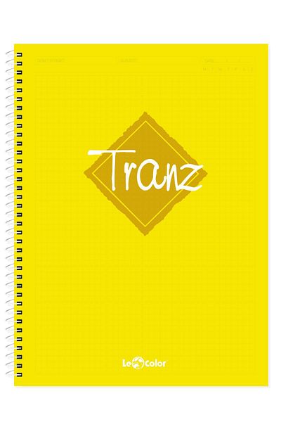 Le Color A4 Notebook Checkered Yellow Tranz 200 Syf