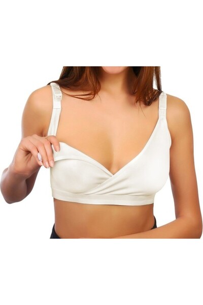 Sema Baby Double Breasted Nursing Bra White Size 90