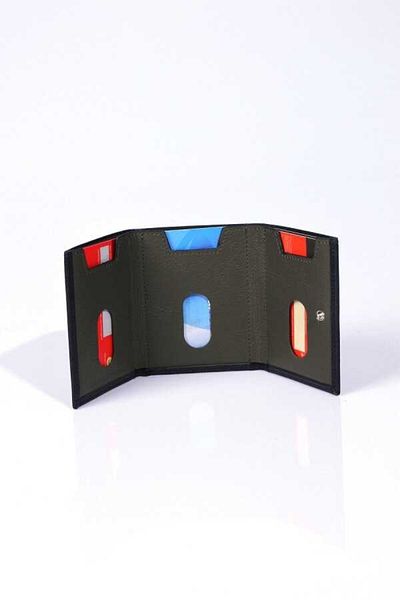 AYK'S Black Men's Card Holder 724 Card Holder