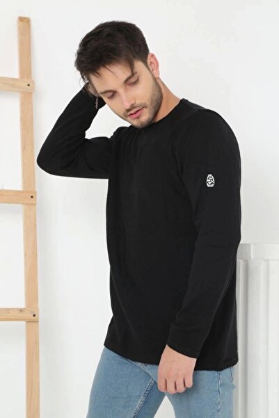 BLACK MODBLACK Men's Bicycle Collar Handle Embroidered - Black