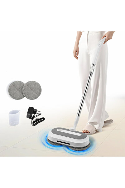 Dreamramp Mop electric rotativ cu pulverizator și lumină LED, DreamRamp®️.