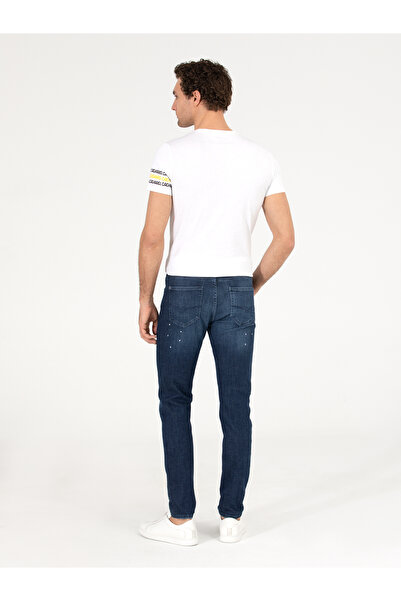 Cacharel Koyu Mavi Slim Fit Jean Pantolon 50268163-DN0023