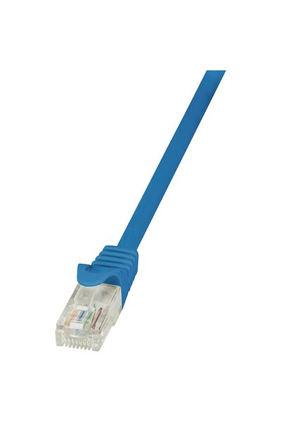 LogiLink Cablu UTP Cat5e, cupru-aluminiu, 1,5 m, albastru, AWG26, CP1046U