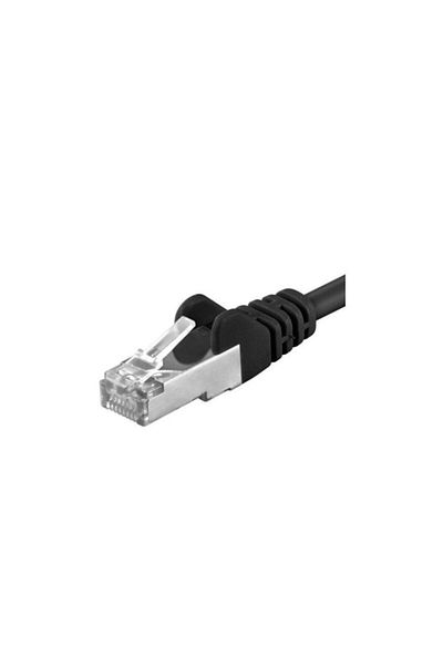 PremiumCord Cablu Patchcord SFTP RJ45-RJ45 Cat.6A, 3m, negru, cupru integral, 26AWG