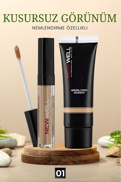 New Well Newwel Finish Foundation Conceallar 01