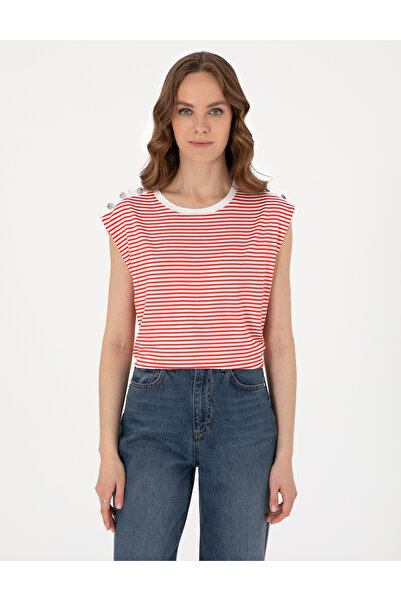 Pierre Cardin Κόκκινο T-shirt σε κανονική γραμμή 50307130-VR030