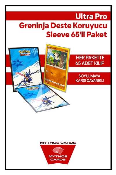 Mythos Cards Ultra Pro -Greninja Support Protective Sleeve 65 Pack