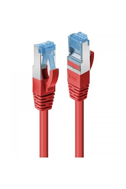 LİNDY Καλώδιο δικτύου 1m Cat.6A S/FTP LSZH, κόκκινο, RJ45, 500MHz, χαλκός