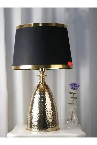 Al Saada Home Metal Floor Lamp - Gold