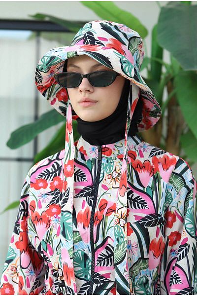 HEQA Bucket Hat Caliypso Pattern