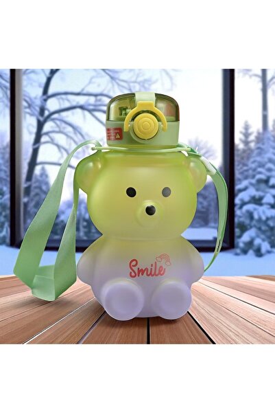 Kuzey Tacı Teddy Bear Straw Drinker Bpa Free Cute Vip
