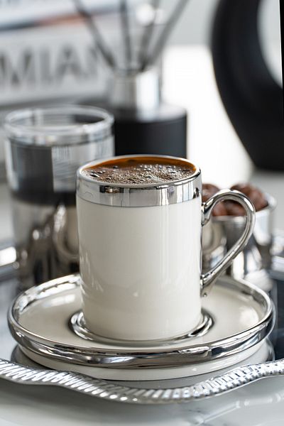 Heda Porselen Gözde 5 Piece Coffee Presentation Set