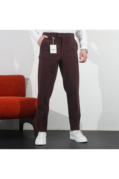 hello7 Men's Premium Quality Regular Lycra Stylish and Comfortable Short-Tongue Fabric Trousers Suitable for Any Environment