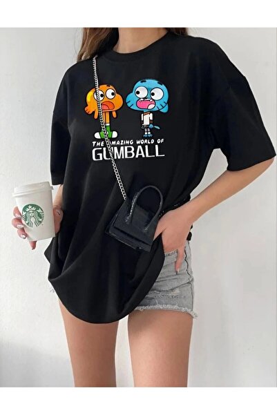 Generic Brand Women's Short Sleeve T-Shirt Crew Neck Printed Oversize T-Shirt...