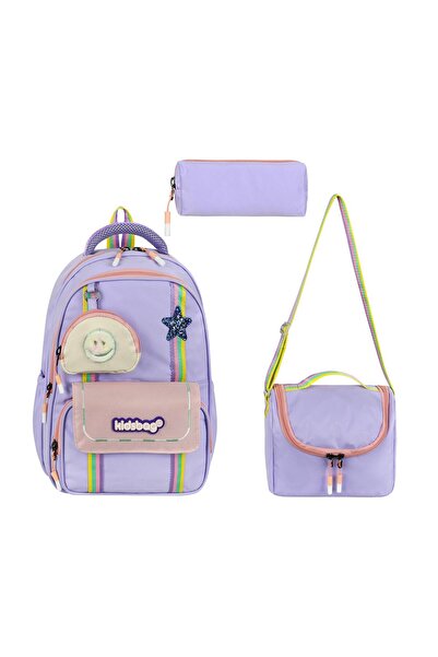 MASTER PACK Geantă de școală cu husă termică pentru prânz și suport pentru stilou