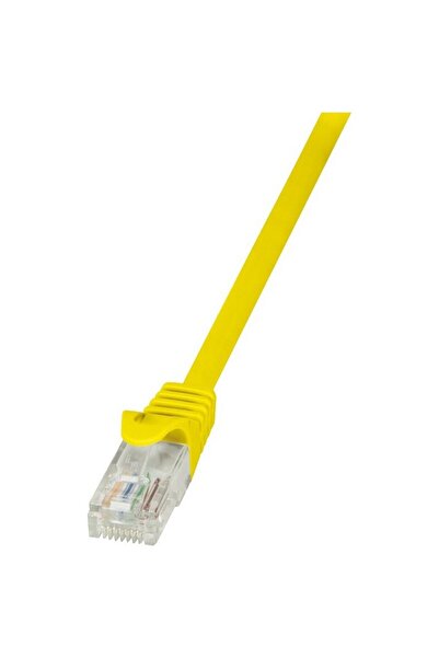 LogiLink UTP Cable Cat6, copper-aluminum, 5 m, yellow, AWG24